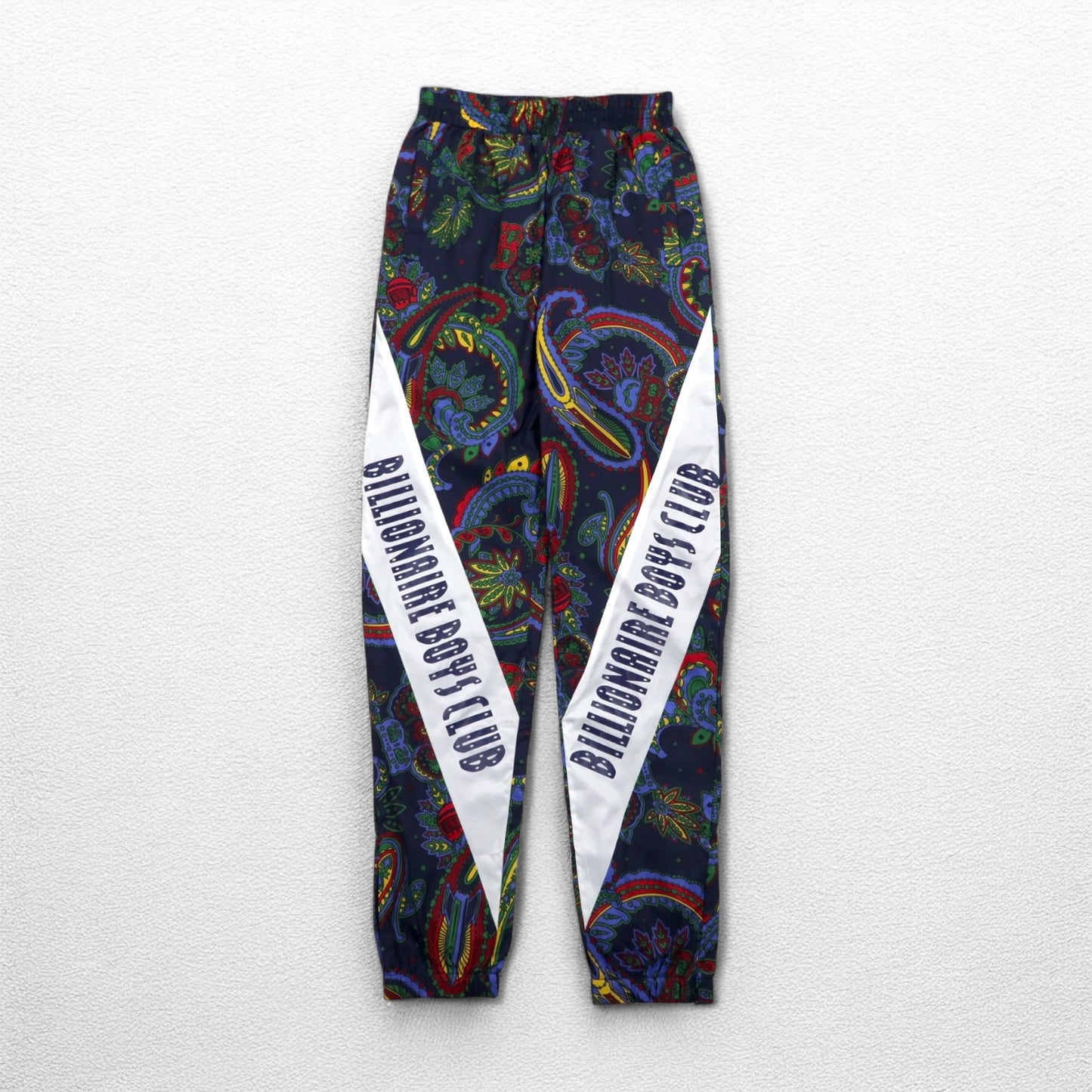 BILLIONAIRE BOYS CLUB トラックパンツ BB WIND PANTS S ネイビー 総柄 ペイズリー 881-6106