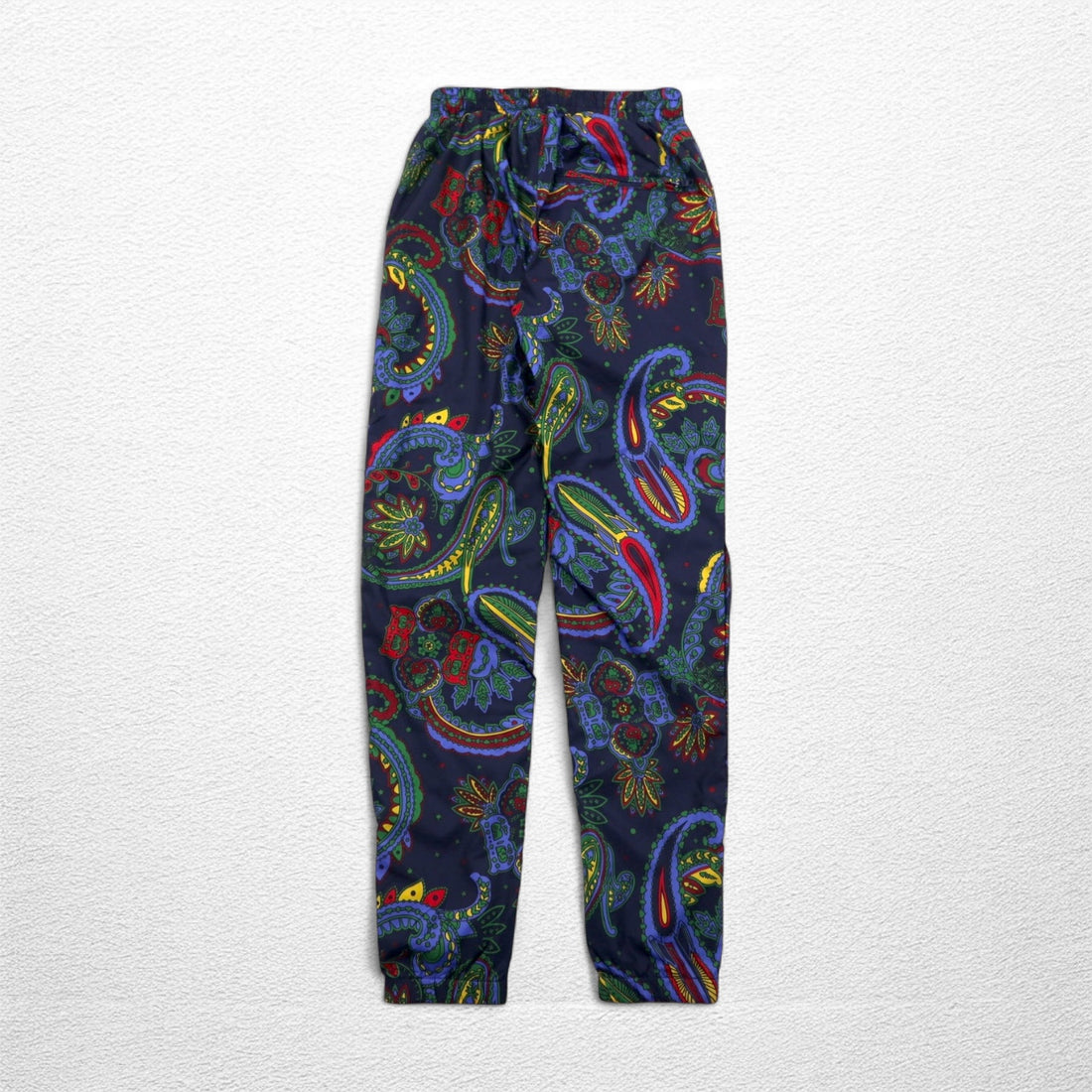 BILLIONAIRE BOYS CLUB Track Pants BB WIND PANTS S Navy All-over Paisley Pattern 881-6106