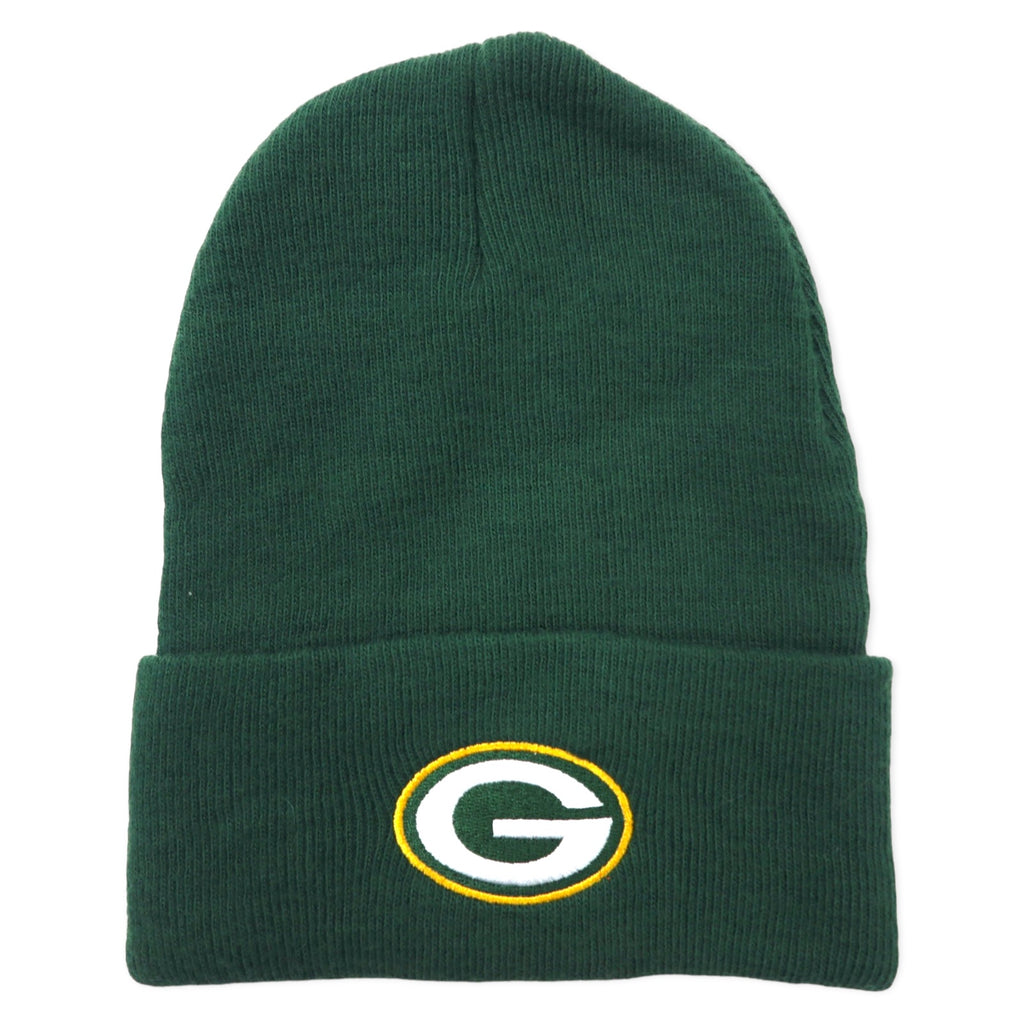 日本然リトテ-古着オンライン-NFL TEAM APPAREL パッカーズ ニット帽 ビーニー ONE グリーン アクリル-NFL TEAM APPAREL Packers Knit Hat Beanie ONE Green Acrylic