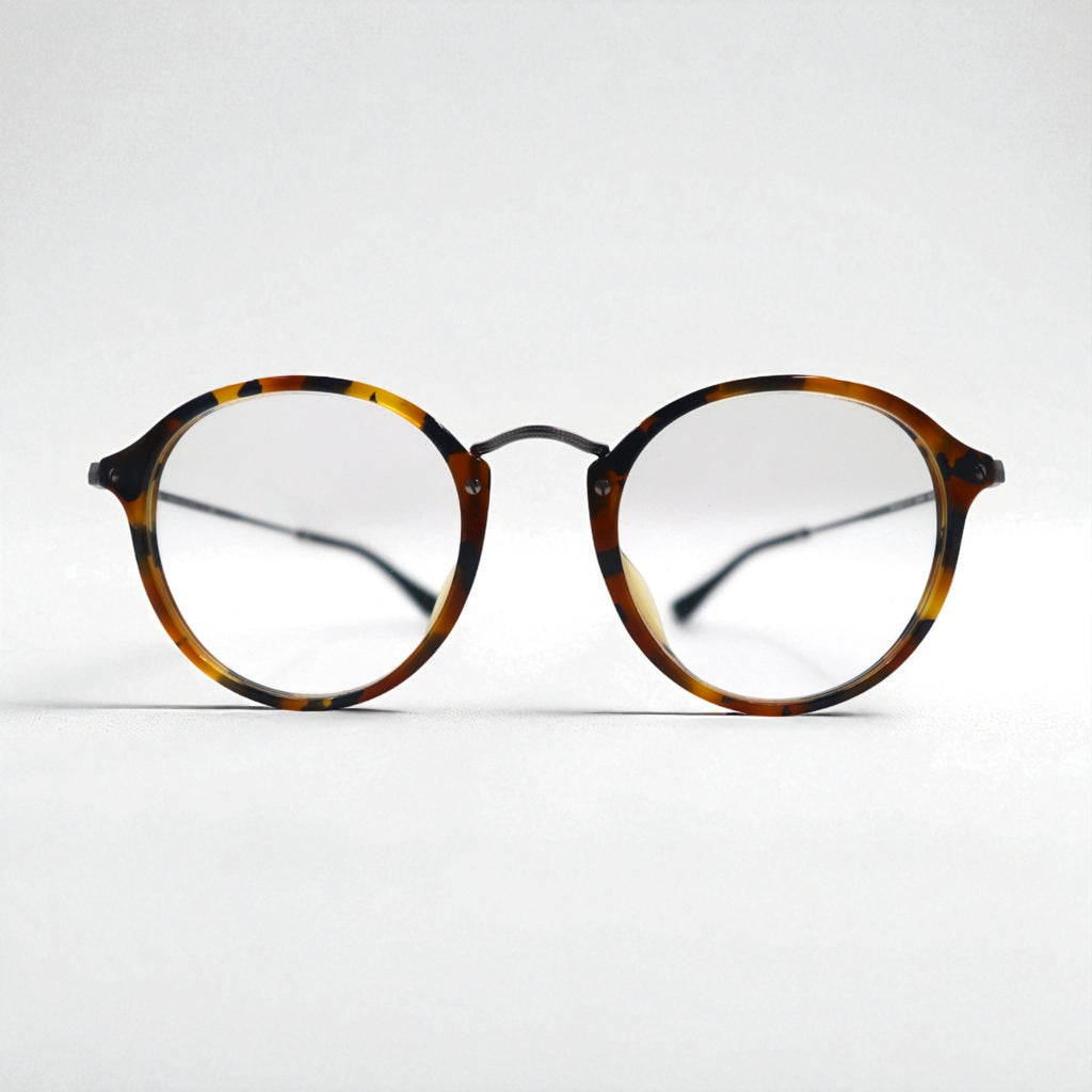 Ray-Ban Boston Tortoiseshell Round Sunglasses RB2447-VF 5492 49-21 145 Made in Italy