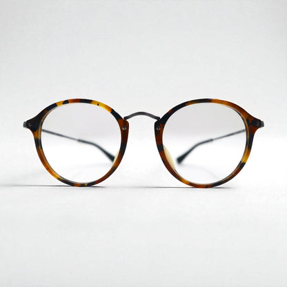 Ray-Ban 伊達メガネ サングラス ボストン ベッコウ ラウンド RB2447-V-F 5492 49-21 145 イタリア製