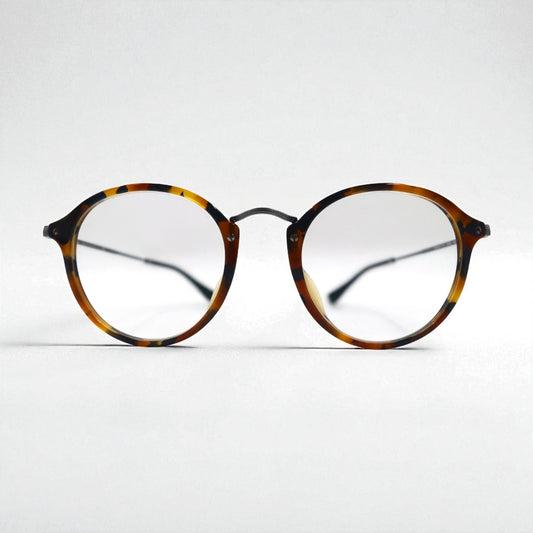 Ray-Ban 伊達メガネ サングラス ボストン ベッコウ ラウンド RB2447-V-F 5492 49-21 145 イタリア製