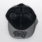 BLACK SUNDAY Snapback Baseball Cap FREE Black Camo Skull Plate
