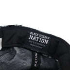 BLACK SUNDAY Snapback Baseball Cap FREE Black Camo Skull Plate