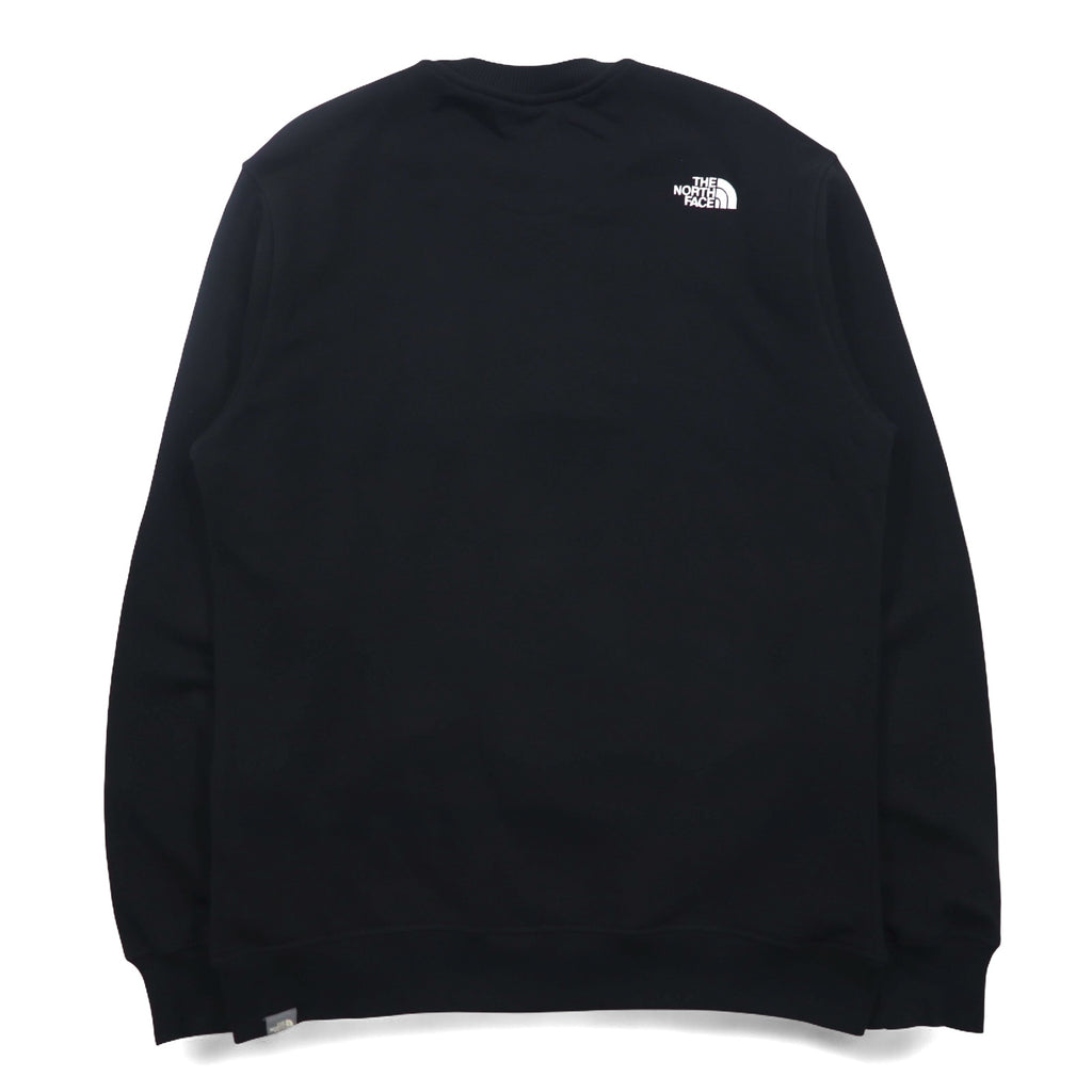 THE NORTH FACE Crewneck Sweatshirt XL Black US Standard Sweat Crewneck Drew Peak A4SVR