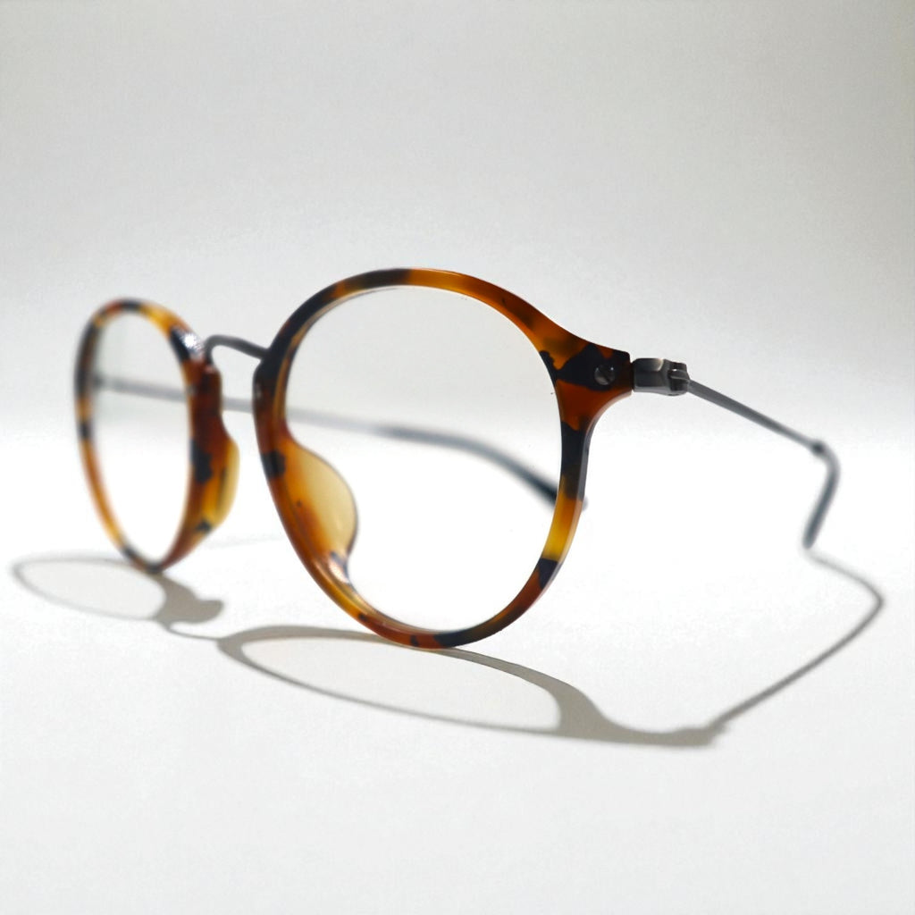 Ray-Ban Boston Tortoiseshell Round Sunglasses RB2447-VF 5492 49-21 145 Made in Italy
