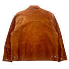 90s WEATHERPROOF Suede Leather Swing Top XL Brown Leather