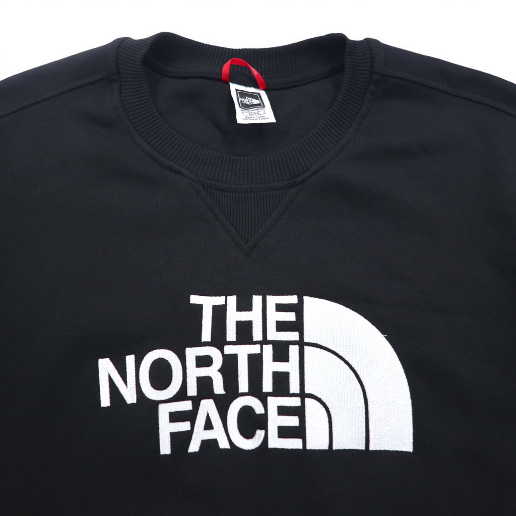 THE NORTH FACE Crewneck Sweatshirt XL Black US Standard Sweat Crewneck Drew Peak A4SVR