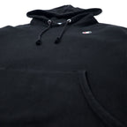 Champion Reverse Weave Pullover Hoodie, XL, Black, Cotton, Blue Single Tag, Reprint, Made in Honduras