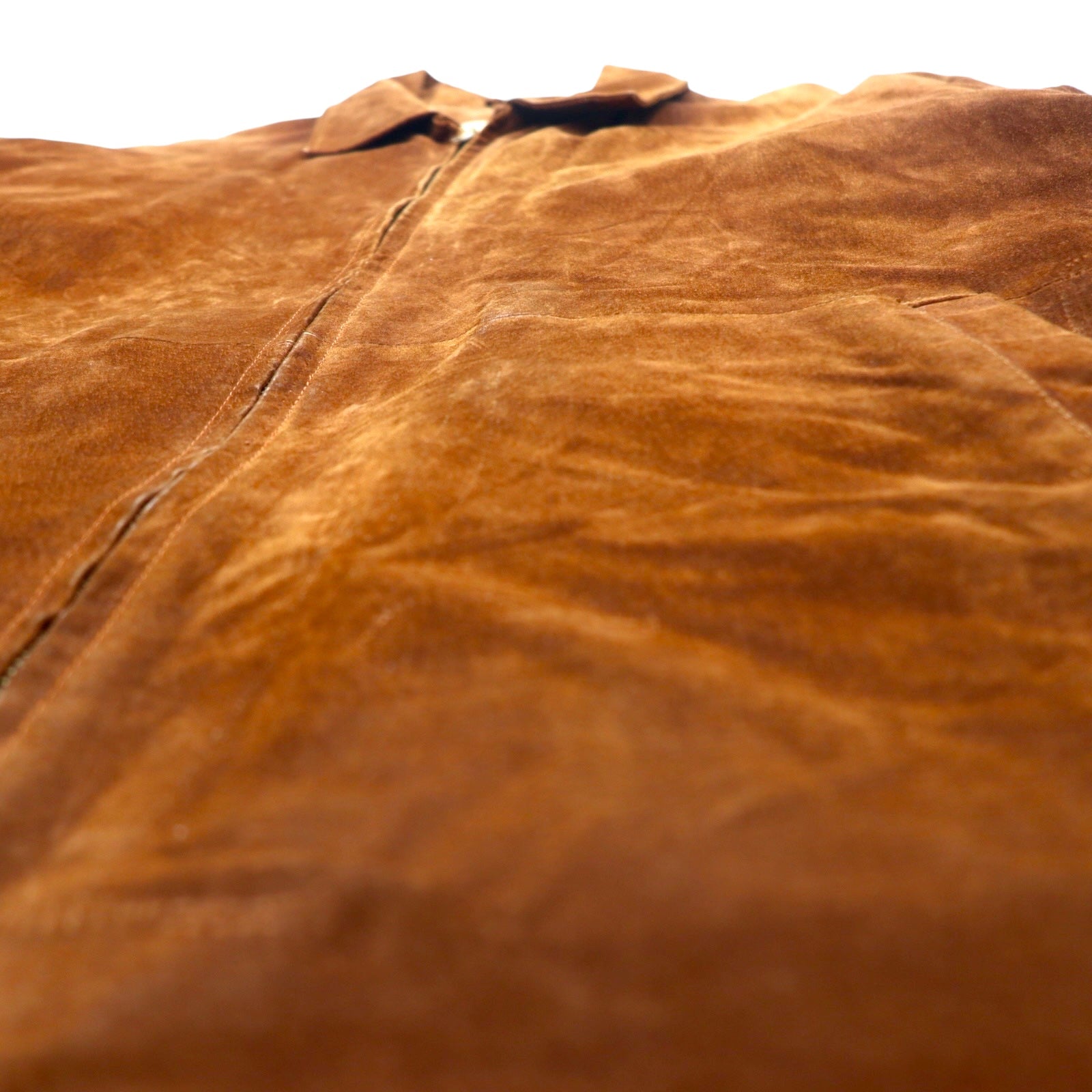 90s WEATHERPROOF Suede Leather Swing Top XL Brown Leather