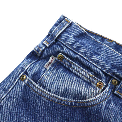 Carhartt Relaxed Fit Tapered Denim Jeans, XL, Indigo, B17 DST