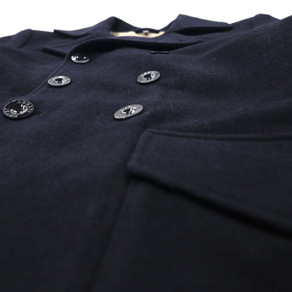 ARMANI JEANS ダブルブレスト ピーコート S ネイビー ウール 30周年記念