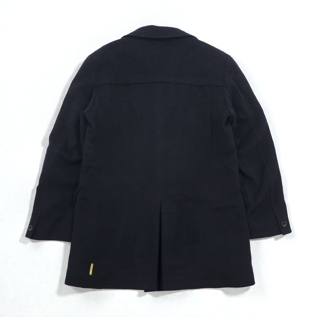 ARMANI JEANS ダブルブレスト ピーコート S ネイビー ウール 30周年記念