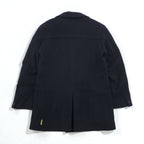 ARMANI JEANS ダブルブレスト ピーコート S ネイビー ウール 30周年記念