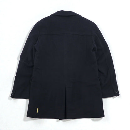 ARMANI JEANS ダブルブレスト ピーコート S ネイビー ウール 30周年記念