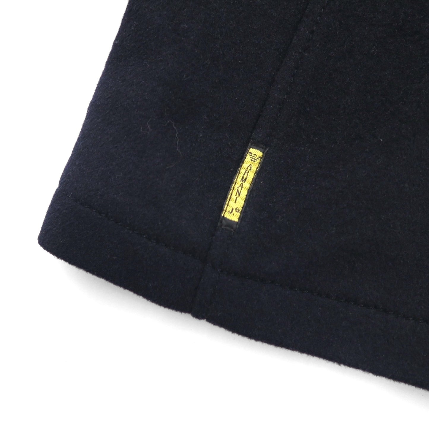 ARMANI JEANS ダブルブレスト ピーコート S ネイビー ウール 30周年記念