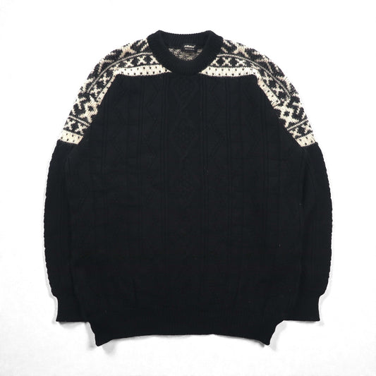 St.michael 90年代 英国製 フィッシャーマン アラン ニット セーター L ノルディック イギリス製