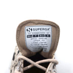 SUPERGA パイソン スニーカー 25cm ベージュ Snake Skin Embossed Sneakers S00FLH0