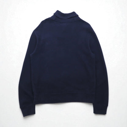 Polo Ralph Lauren 90年代 ショールカラー スウェット トレーナー L ネイビー スモールポニー刺繍