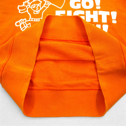 Dsquared2 ダメージ加工 プリント スウェット M オレンジ イタリア製