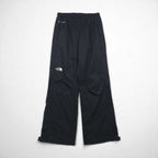 THE NORTH FACE HYVENT Waterproof Shell Pants, Size S, Black, Zippered Hem, and Slits