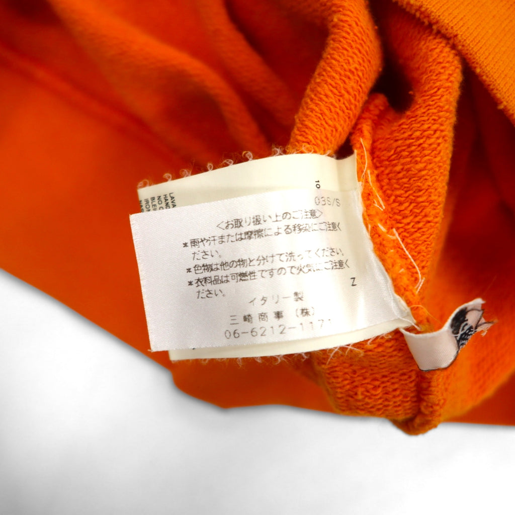 Dsquared2 Distressed Print Sweatshirt M Orange Made in Italy