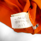 Dsquared2 Distressed Print Sweatshirt M Orange Made in Italy