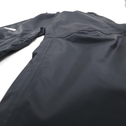 THE NORTH FACE アウトドア ナイロン テックパンツ HYVENT 防水 シェルパンツ S ブラック 裾 ジップ スリット