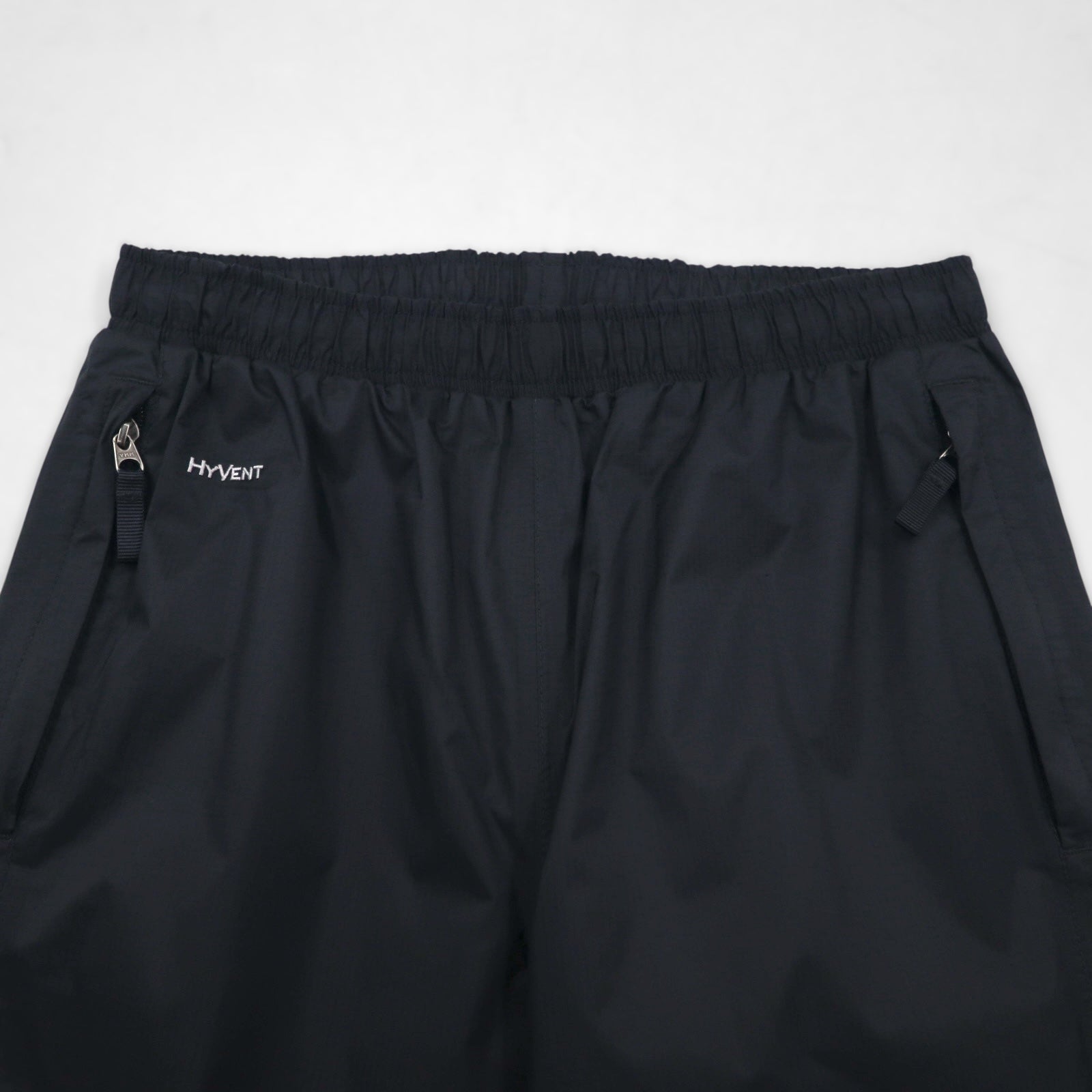 THE NORTH FACE HYVENT Waterproof Shell Pants, Size S, Black, Zippered Hem, and Slits