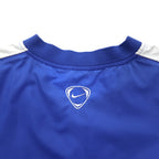 NIKE Piste Pullover Nylon Jacket L Blue Swoosh Logo