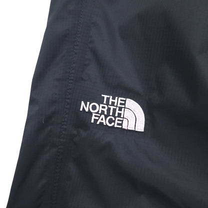 THE NORTH FACE アウトドア ナイロン テックパンツ HYVENT 防水 シェルパンツ S ブラック 裾 ジップ スリット