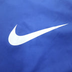 NIKE Piste Pullover Nylon Jacket L Blue Swoosh Logo