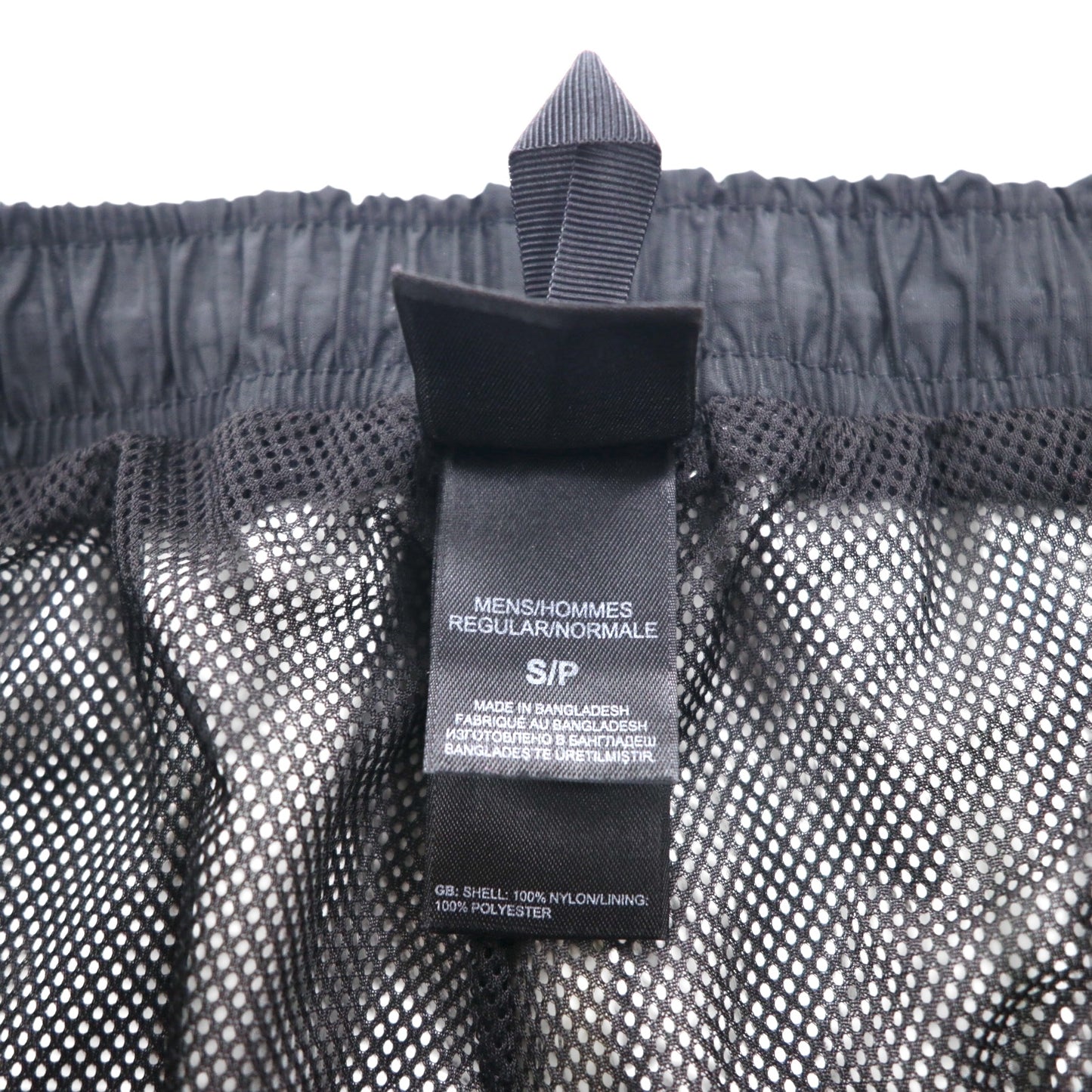 THE NORTH FACE アウトドア ナイロン テックパンツ HYVENT 防水 シェルパンツ S ブラック 裾 ジップ スリット