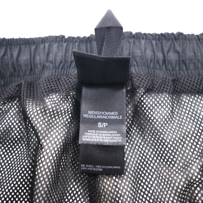 THE NORTH FACE アウトドア ナイロン テックパンツ HYVENT 防水 シェルパンツ S ブラック 裾 ジップ スリット