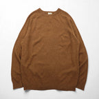 L.L.Bean ハイゲージ ニット セーター XL ベージュ ウール クルーネック BHX9