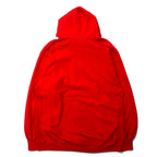 STEVE AND BARRY'S Reverse Weave Hoodie L Red Cotton OHIO STATE College Arch Logo Big Size