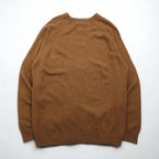 L.L.Bean ハイゲージ ニット セーター XL ベージュ ウール クルーネック BHX9