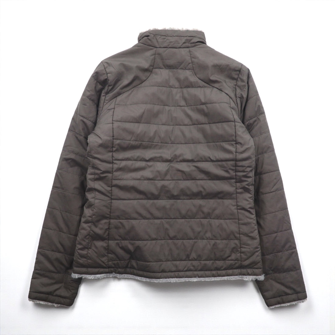 THE NORTH FACE リバーシブル 中綿 フリースジャケット XS グレー ポリエステル MOSSBUD SWIRL A7PY US規格
