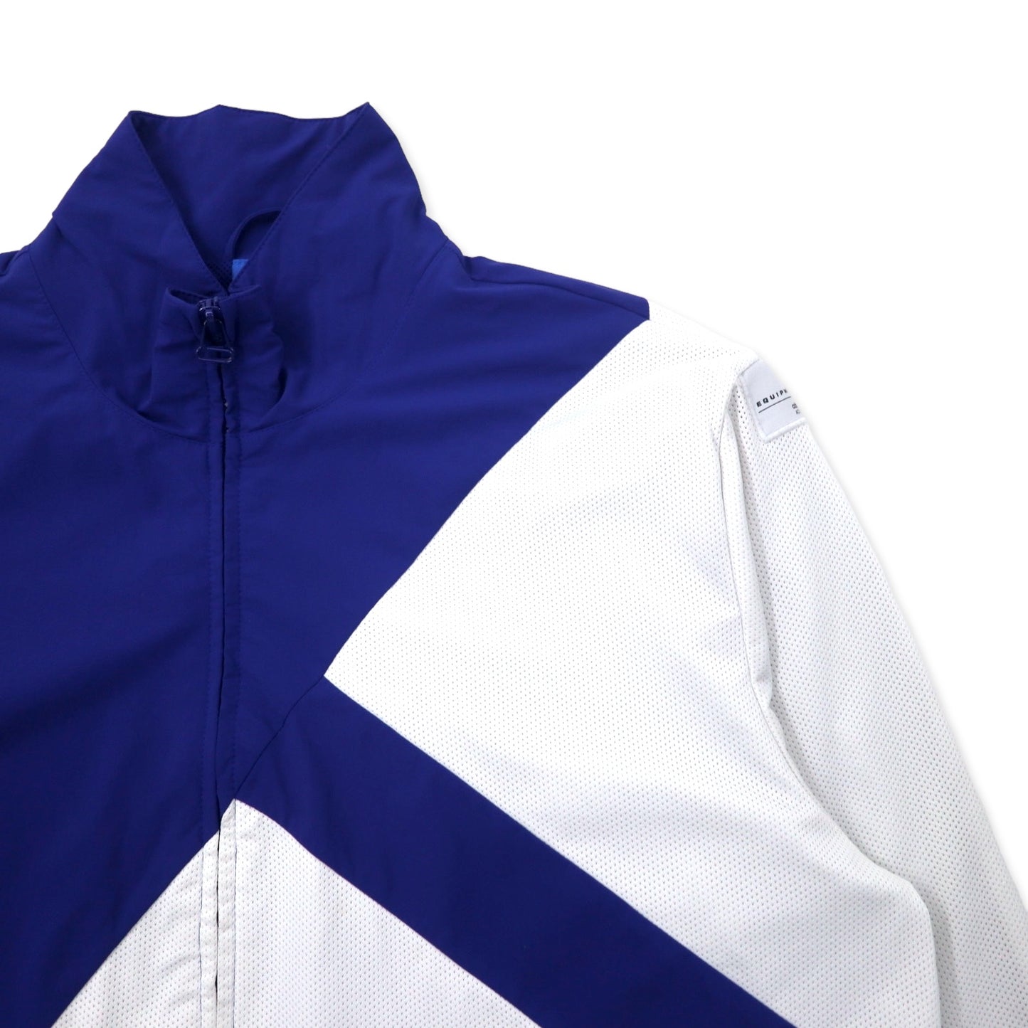 adidas originals トラックジャケット ジャージ 4XO ブルー ナイロン メッシュ切り替え ビッグサイズ Equipment Bold Tracktop BR3840