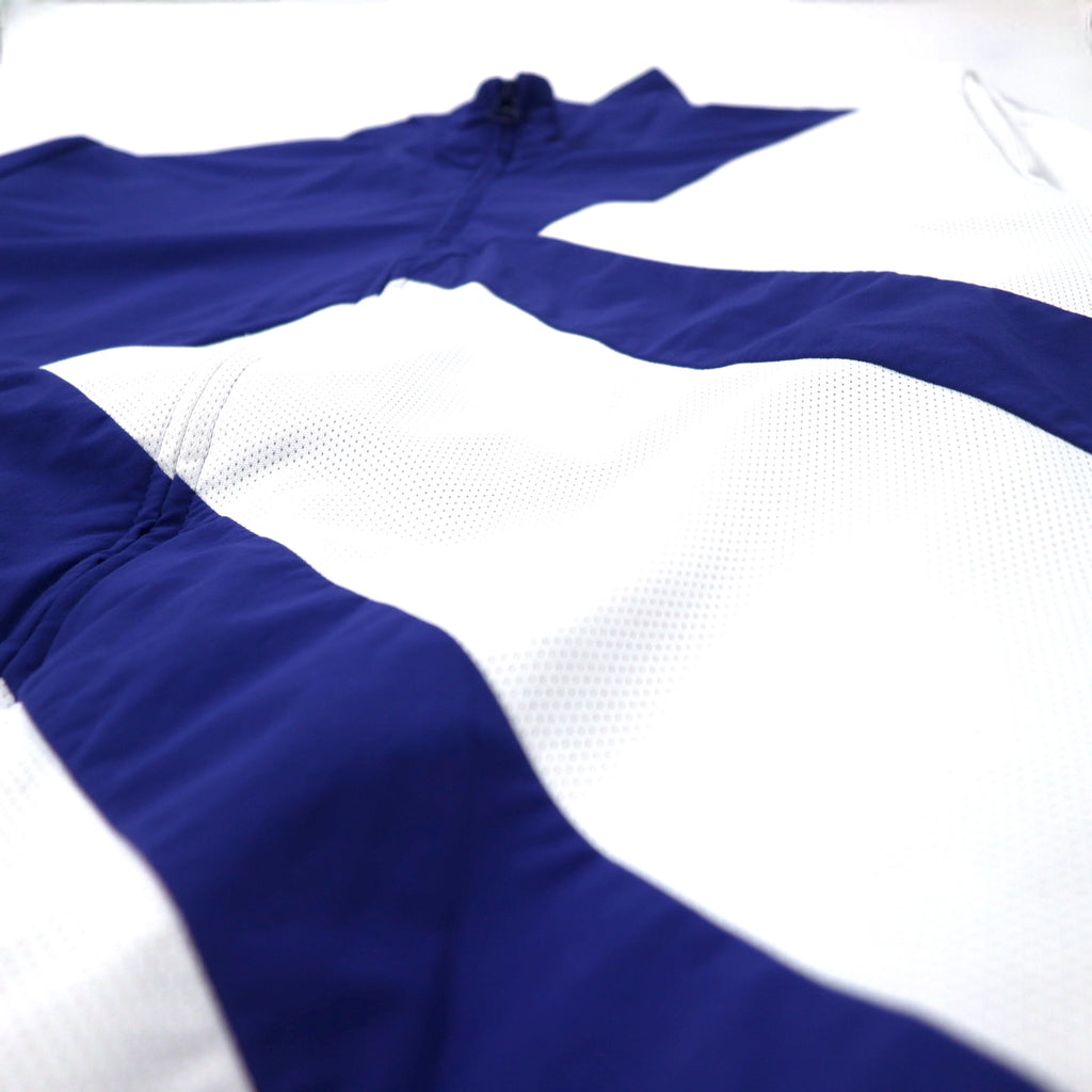 adidas originals track jacket jersey 4XO blue nylon mesh switching big size Equipment Bold Tracktop BR3840