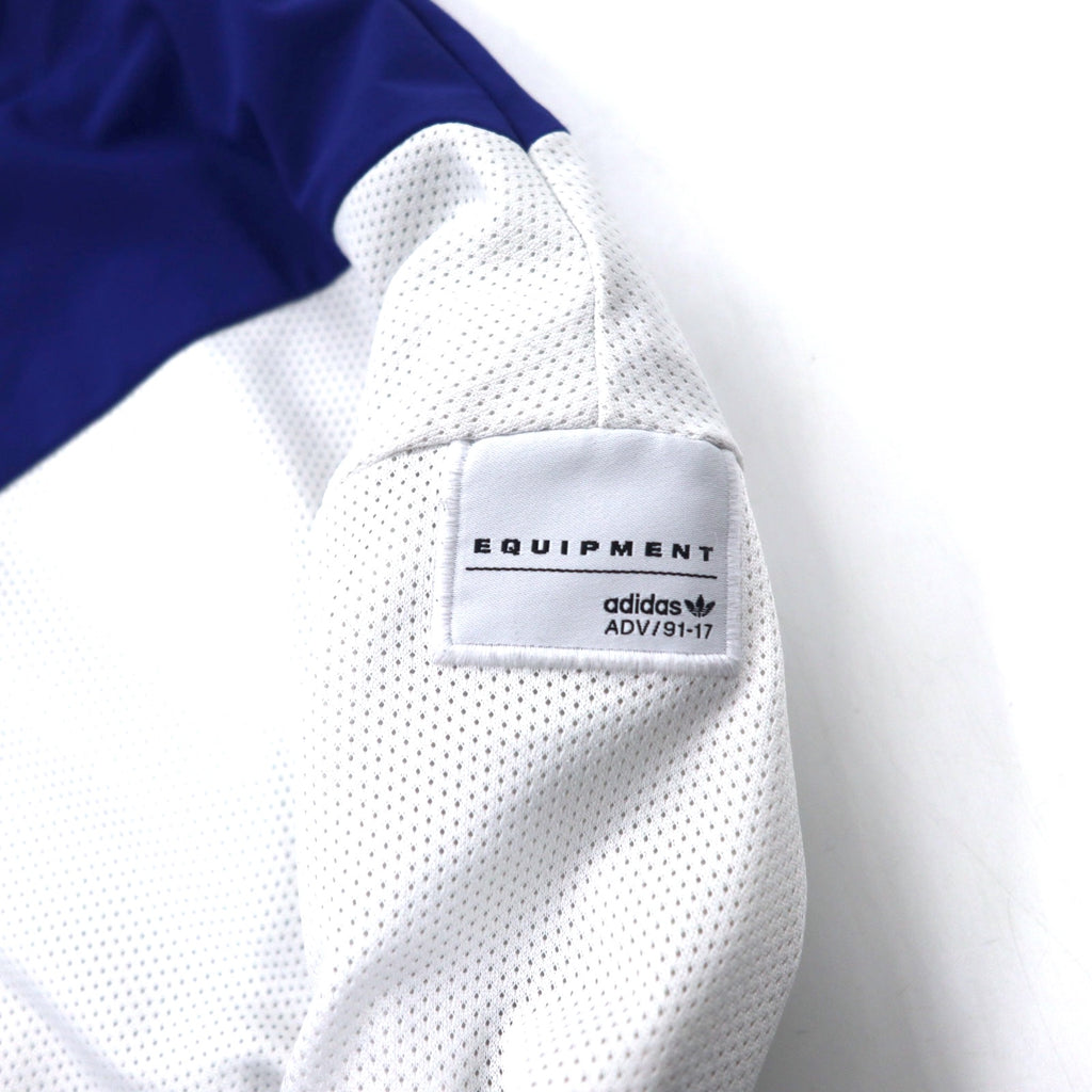 adidas originals track jacket jersey 4XO blue nylon mesh switching big size Equipment Bold Tracktop BR3840