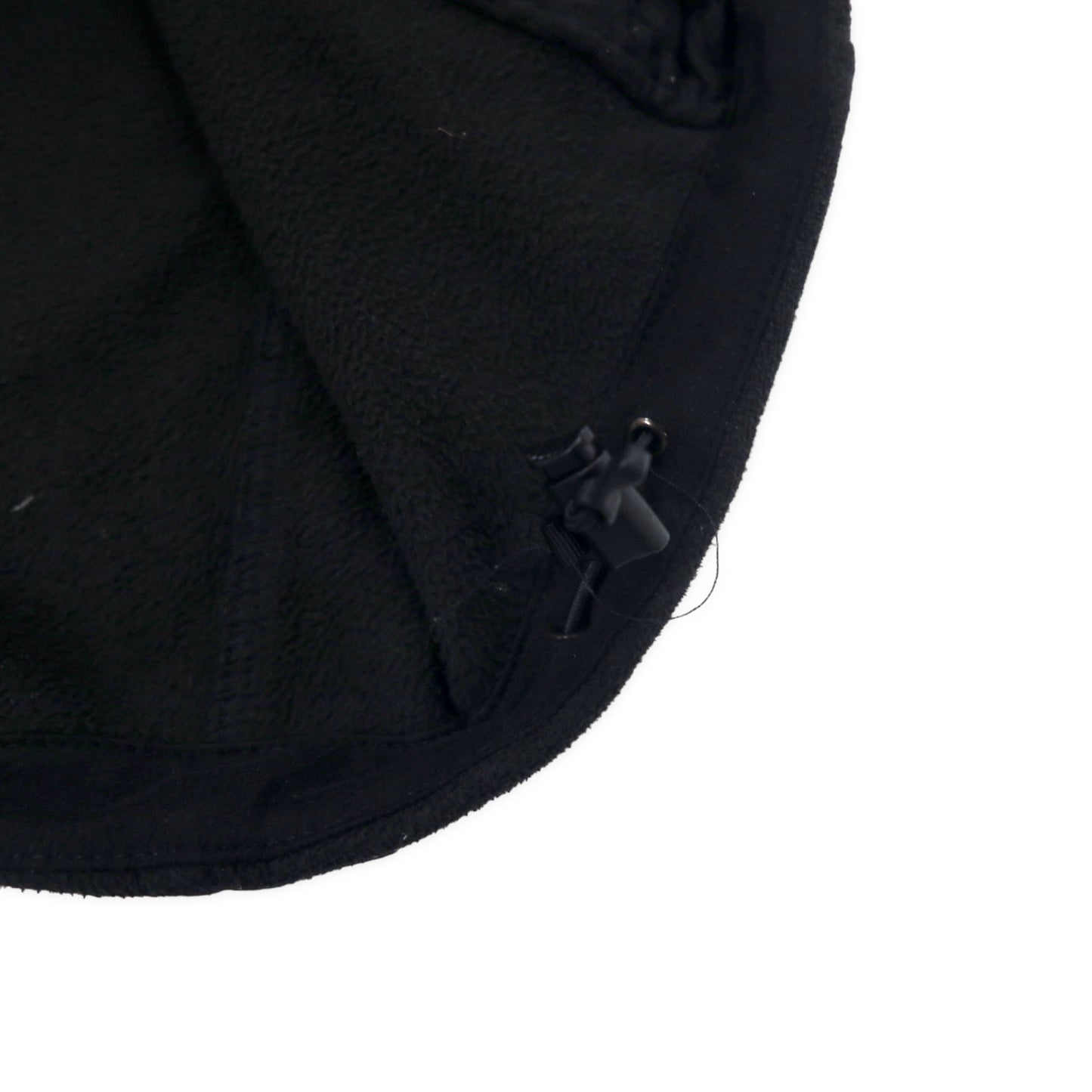 THE NORTH FACE Full Zip Fleece Jacket XL Black Polyester One Point Logo Embroidery