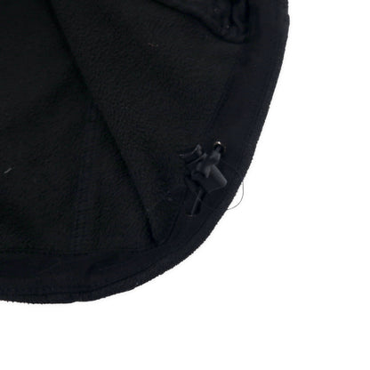 THE NORTH FACE Full Zip Fleece Jacket XL Black Polyester One Point Logo Embroidery