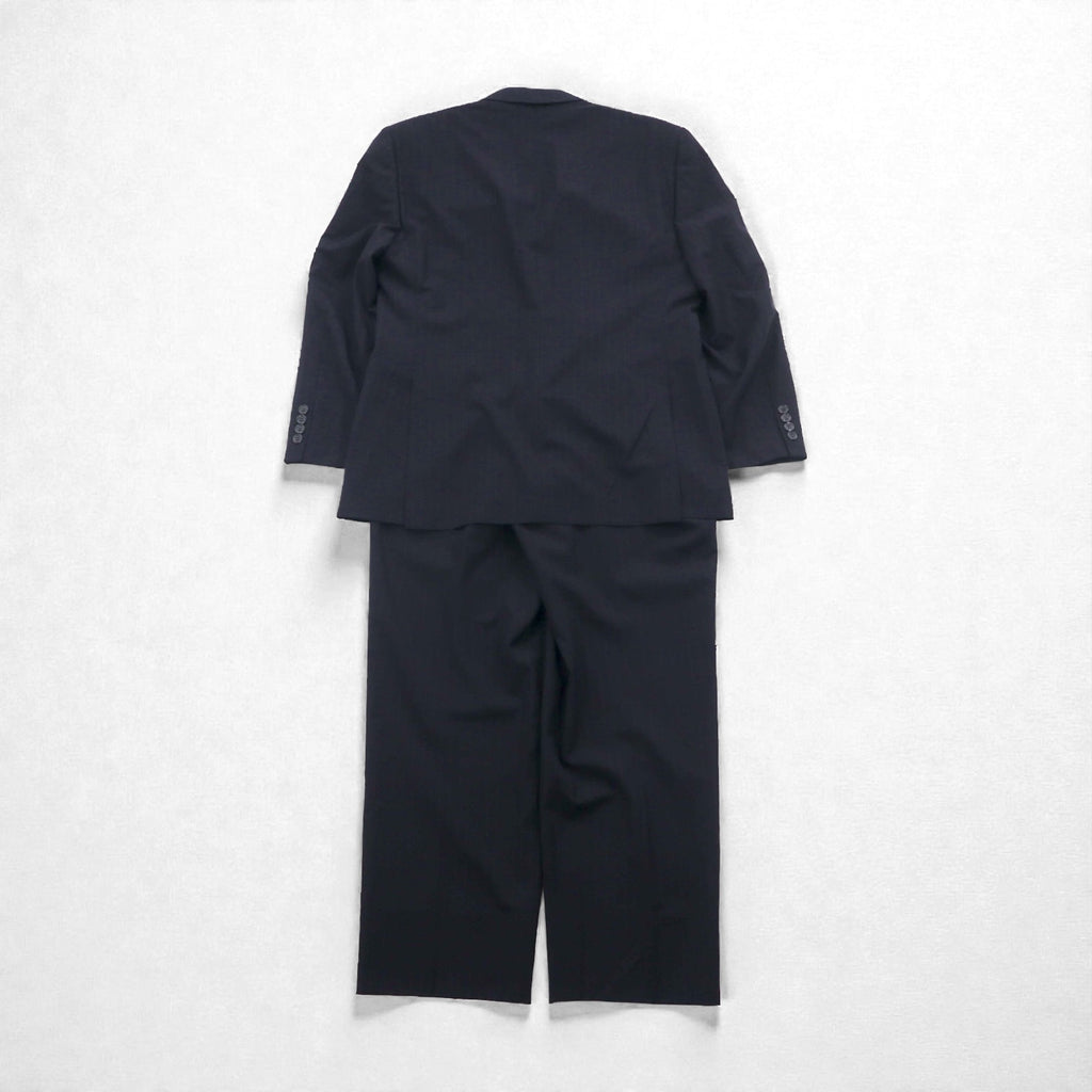 Brooks Brothers 3B セットアップ スーツ M ネイビー ウール ストライプ