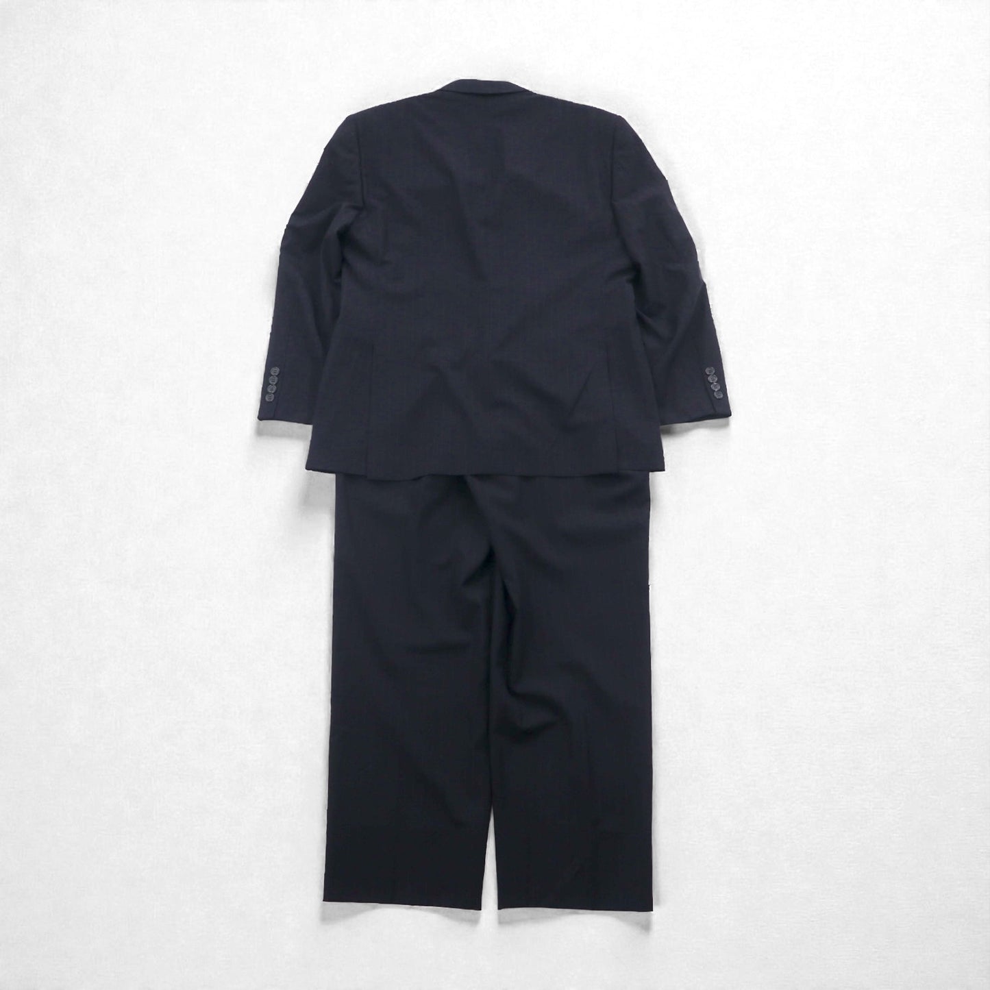 Brooks Brothers 3B セットアップ スーツ M ネイビー ウール ストライプ