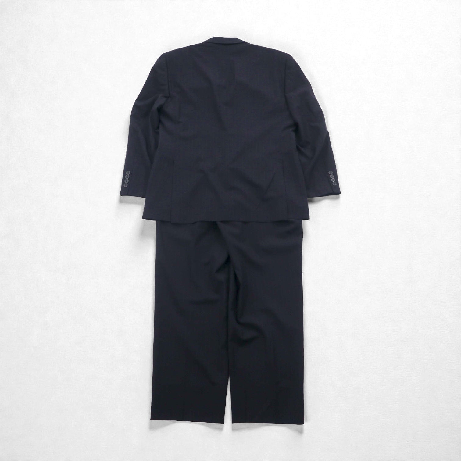 Brooks Brothers 3B セットアップ スーツ M ネイビー ウール ストライプ