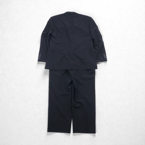 Brooks Brothers 3B セットアップ スーツ M ネイビー ウール ストライプ
