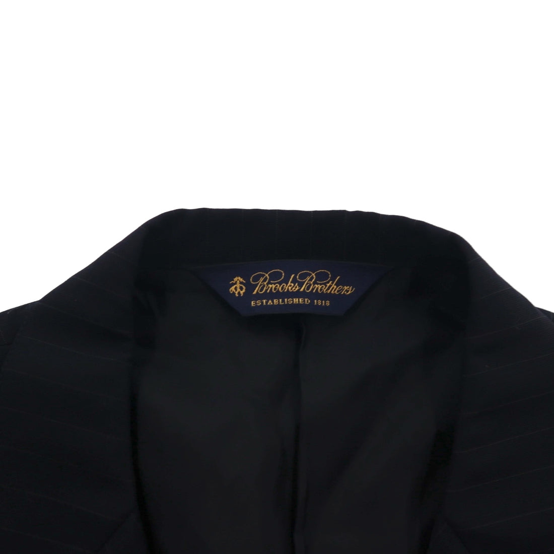 Brooks Brothers 3B Suit, Navy Wool Stripe, Size M