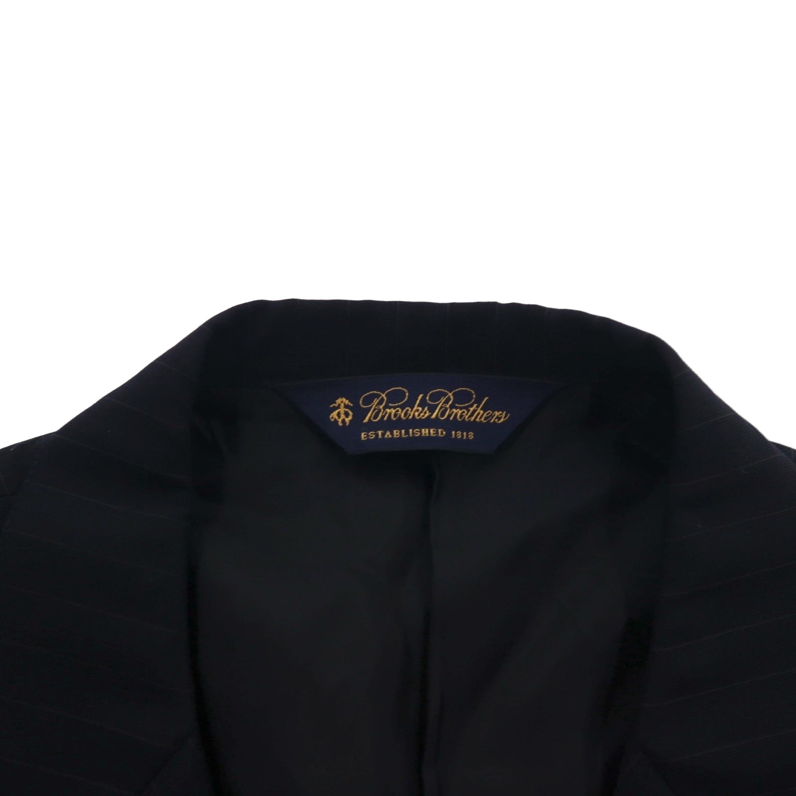 Brooks Brothers 3B セットアップ スーツ M ネイビー ウール ストライプ