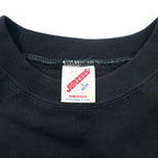 JERZEES Made in USA 90s Printed Sweatshirt L Black Cotton Fleece Lining LAZY GIRLS CLUB